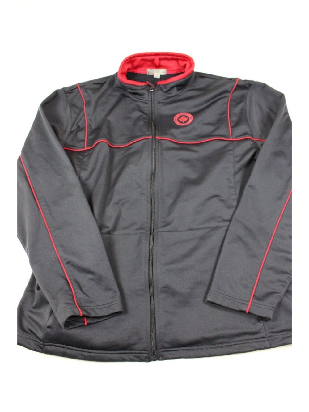 Outer Boundary Navy & Red Full-Zip Jacket Canada Maple Leaf Logo 2XL